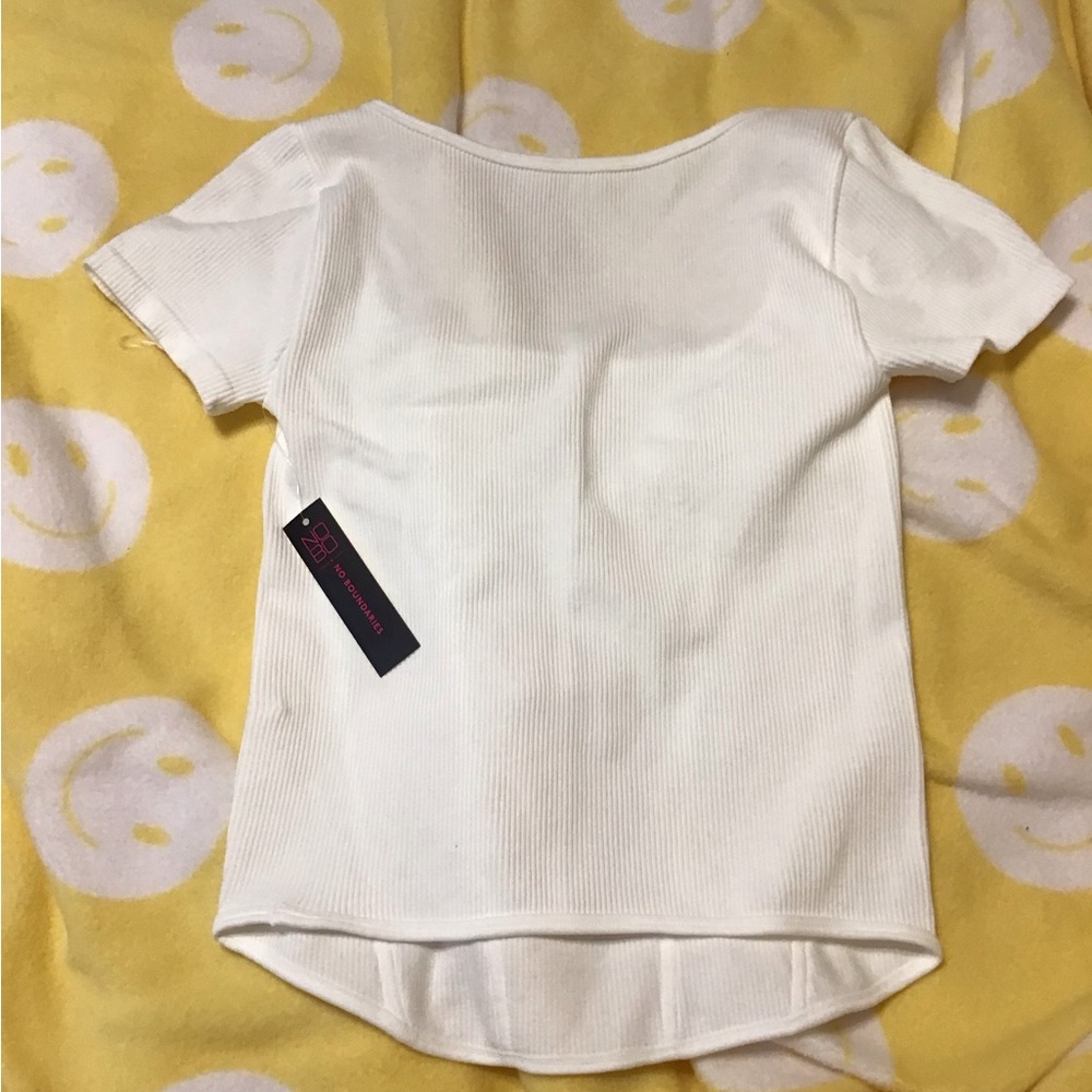 Never worn NOBO slim fit white blouse
